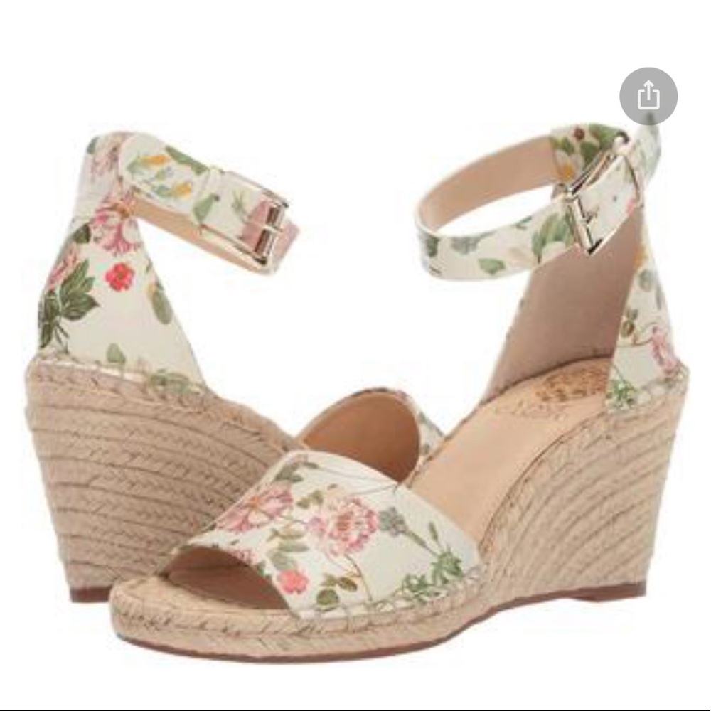 Vince CAMUTO Leera Floral Wedges